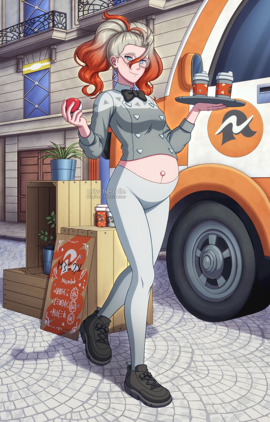 Griselle [Pokémon] - Cell Shaded Illustration