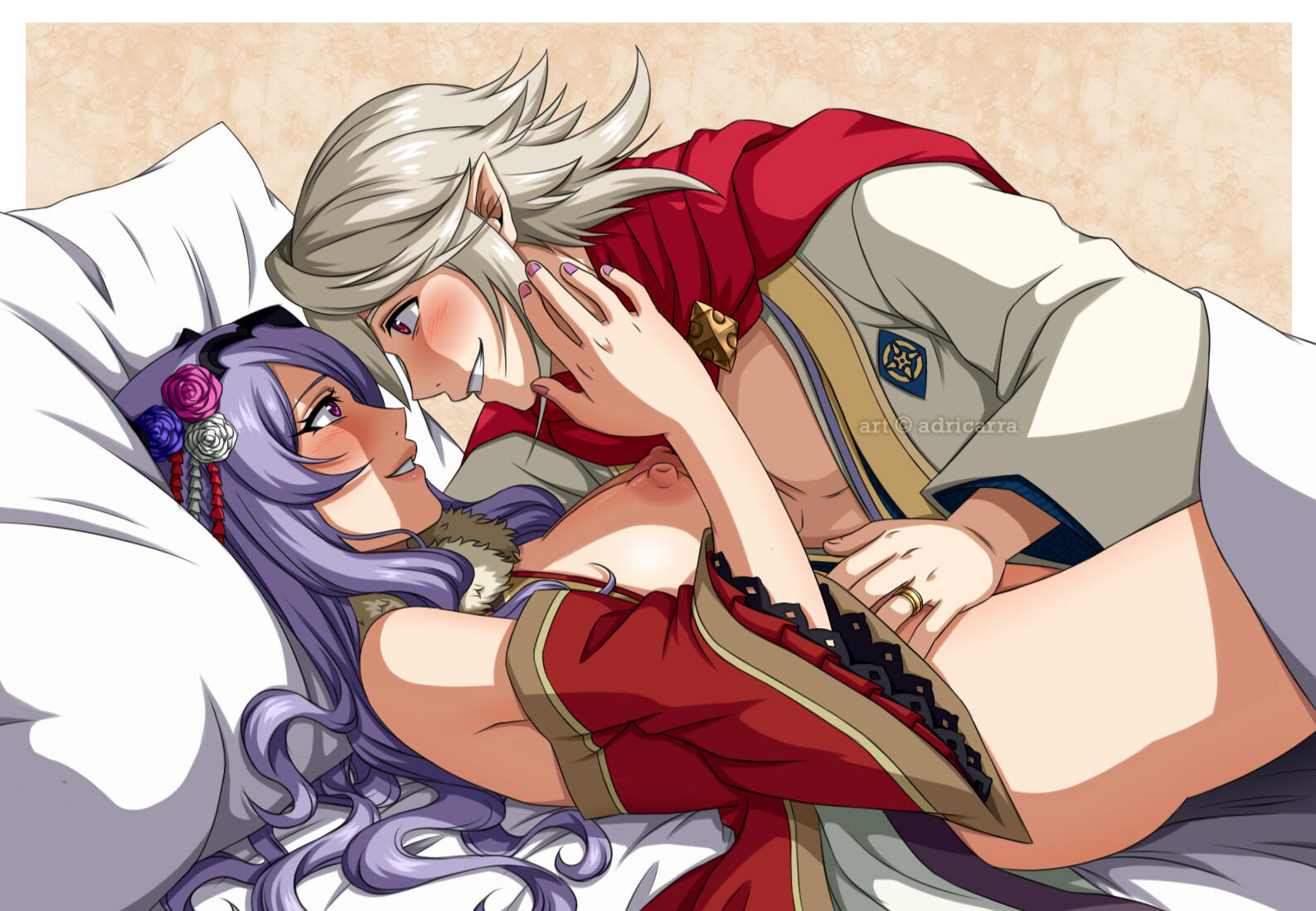 Camilla and Corrin [Fire Emblem] - Cell Shading illustration